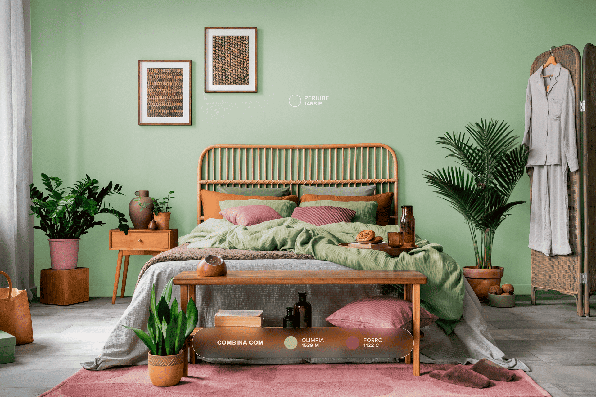 quarto decora&ccedil;&atilde;o natural